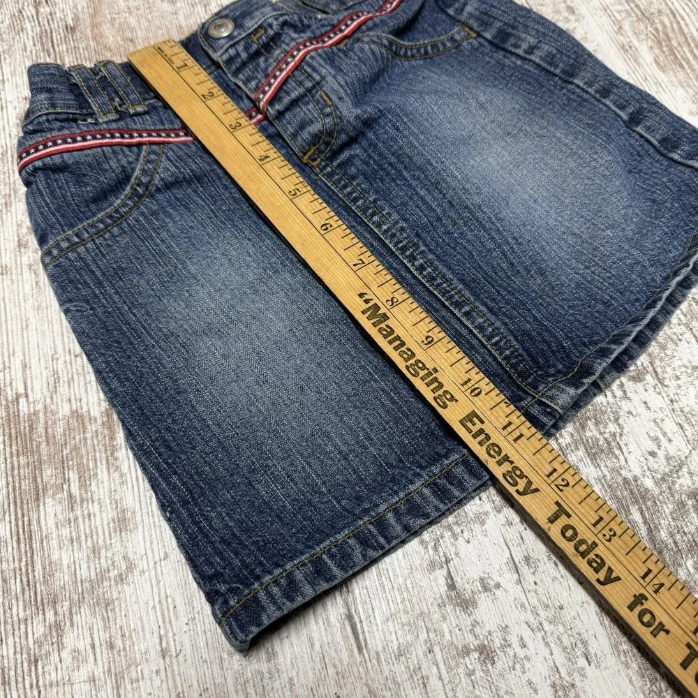 Vintage Y2K Old Navy‎ Girls Forth of July Skirt, Size 4T, Danim American Flag